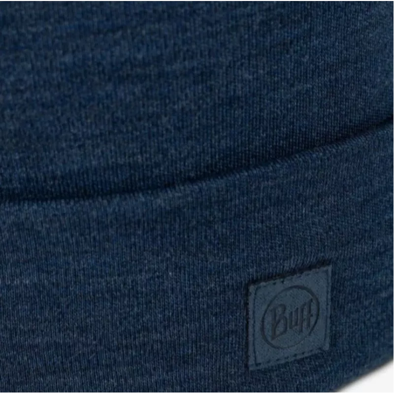 BUFF MERINO HEAVYWEIGHT BEANIE SOLID NIGHT modrá