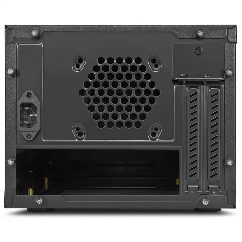 Sharkoon QB One čierna - Midi/Minitower ITX, Mini-ITX 3,5 - PC/server napájací zdroj chladič - USB, USB 2.0, USB 3.0