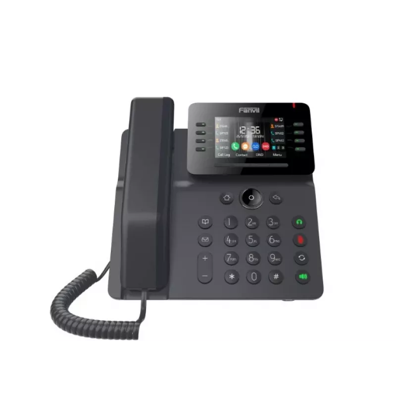 IP telefón Fanvil V64 čierny 12 liniek LCD WLAN