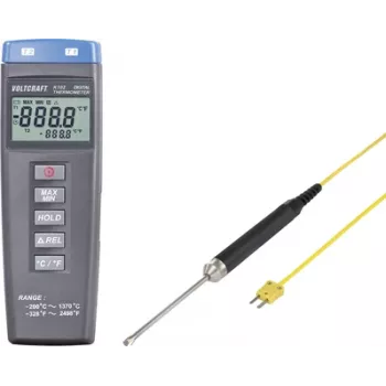 VOLTCRAFT K102 + TP 207 teplomer -200 až +1370 °C snímač Typ K