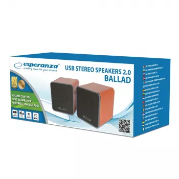 USB reproduktory 2.0 Ballad, EP152, 6W