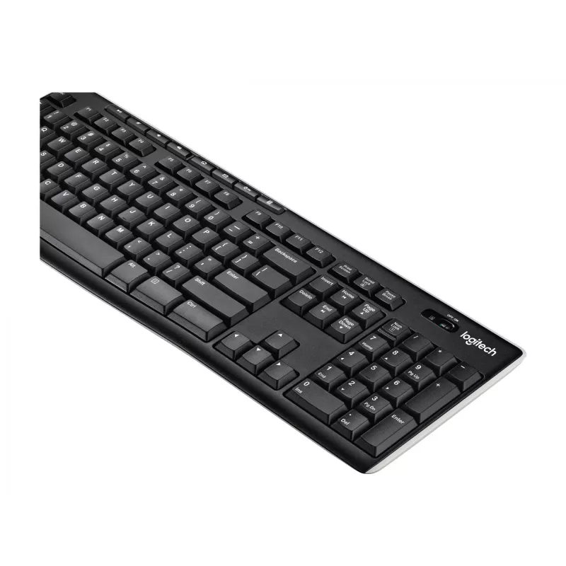 Logitech K270 bezdrôtová klávesnica s Unifying prijímačom v čiernej