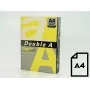 Farebný papier Double A, 80g, A4, 500 listov, Lemon