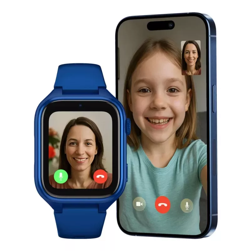 Smartwatch Stelio Junior 4G ST-SWJ101-NB – 4G detské hodinky, tmavomodré