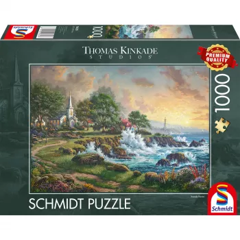 Thomas Kinkade Studios: Kleinod am Meer, puzzle 1000 dielov