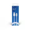 USB 2.0 kábel SAVIO CL-168, USB A (konektor samec) na USB C (konektor samec), 3 m, biely