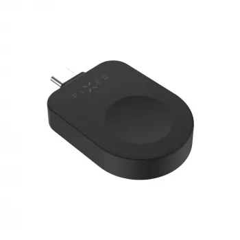 Pevný USB-C nabíjací adaptér FIXED FIXDW-AWAP-BK pre Apple Watch Powerstation Uni, kompaktná náhrada