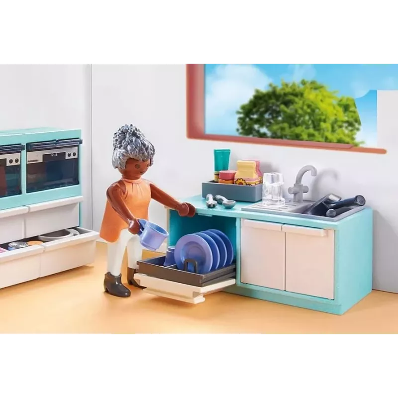 Kuchyňa Playmobil My Life Kitchen 71608 viacfarebná plast 4-10 rokov