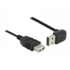 USB kábel DeLOCK 1 m USB 2.0-A na USB 2.0-A čierny