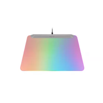 Gaming podložka pod myš Razer Firefly V2 Pro White – RGB podsvietenie, napájaná cez USB, protišmyková základňa