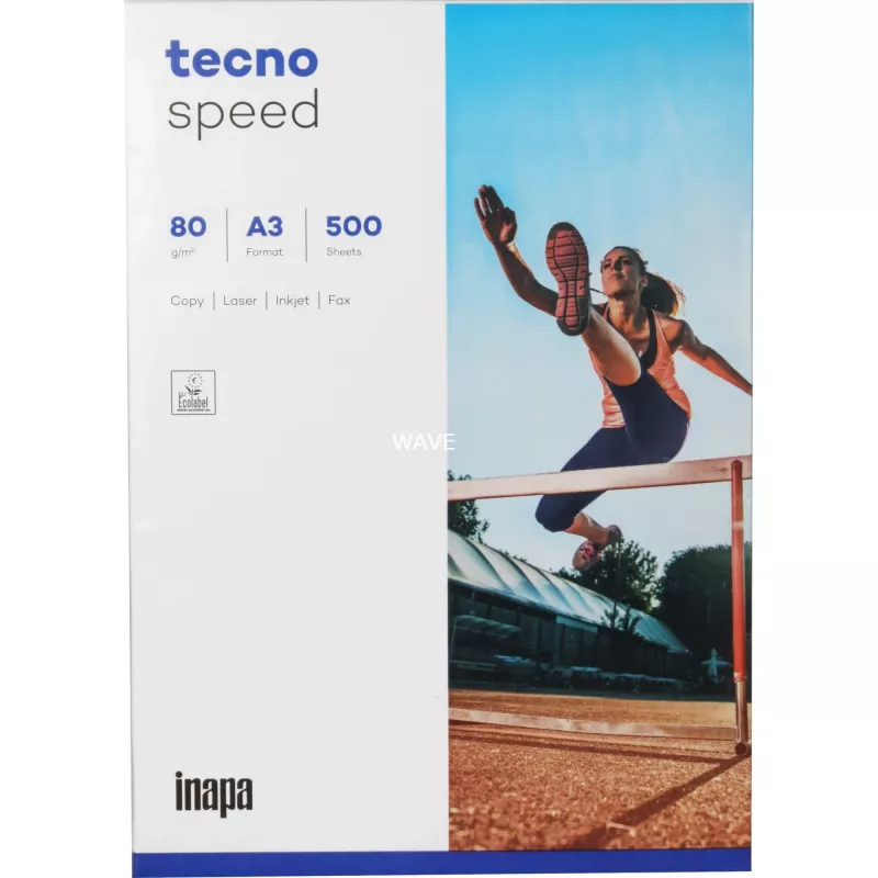 Papier do tlačiarne A3 inapa-tecno Tecno Speed 500 listov biely