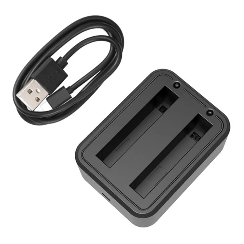 Puluz USB duálna nabíjačka PU818 pre Insta360 X3 — dvojslotové USB nabíjanie