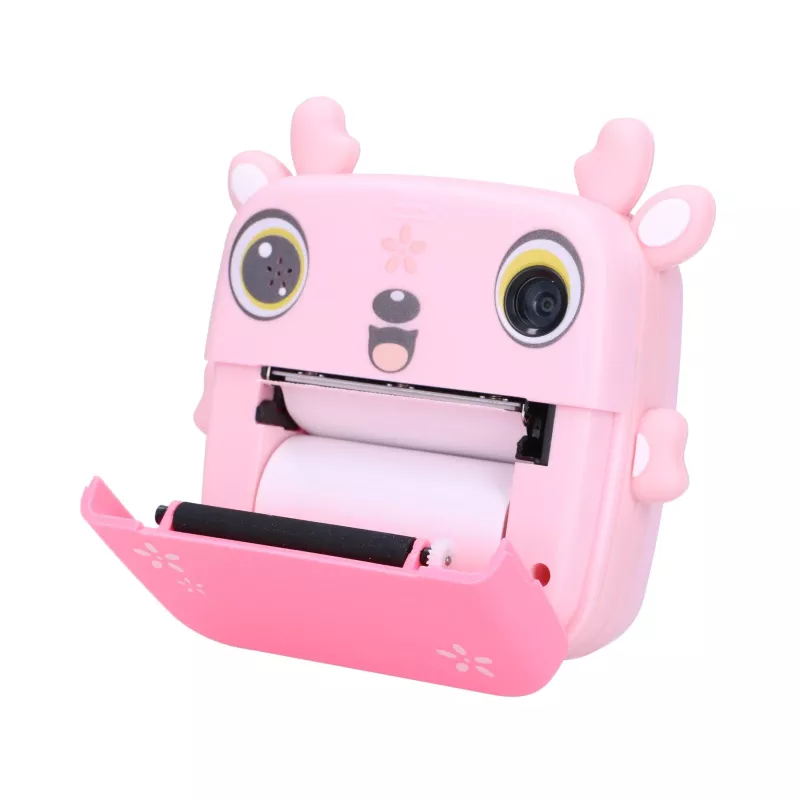 Extralink sada | termotlačiareň EPP-005 Pink + termopapier 3 rolky | fawn