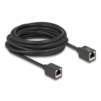 Sieťový kábel DeLOCK 90334 RJ-45 Cat6a 7,5 m čierny