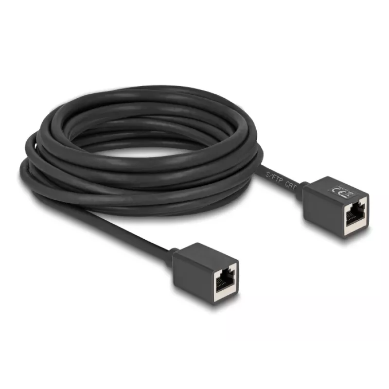 Sieťový kábel DeLOCK 90334 RJ-45 Cat6a 7,5 m čierny
