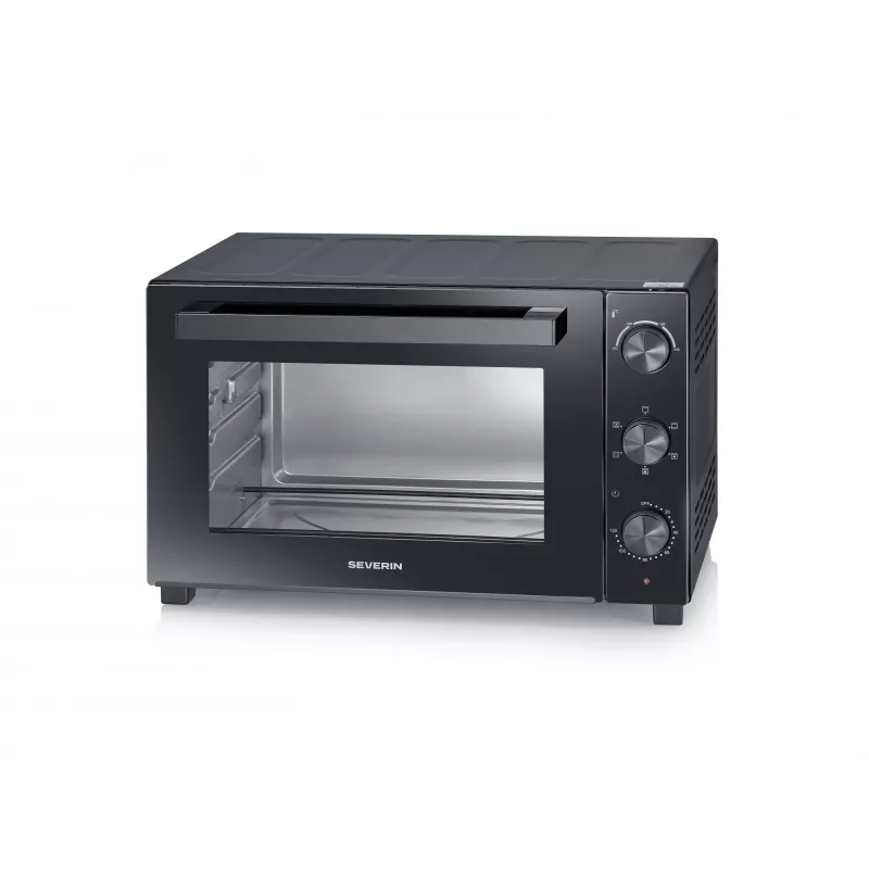 Samostatná stolová elektrická rúra SEVERIN TO 2076 — 46 l, 1800 W, samostatná, čierna, 515×420×365 mm