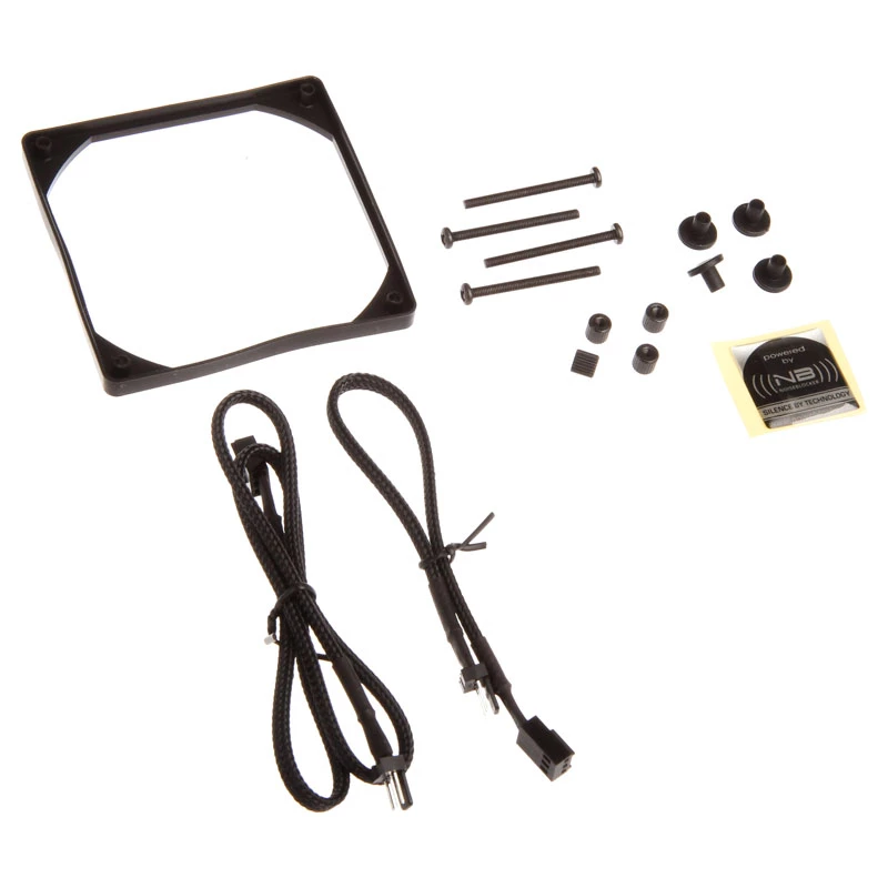 Noiseblocker BlackSilent Pro PL1 ITR-PL-1 ventilátor do skrinky, 120 mm, čierny
