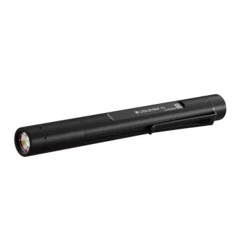 LED pero baterka Ledlenser P4 čierna — kompaktná LED pero baterka, 180 lm, dosah 90 m, AAA x2, IP54