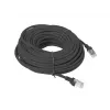 LANBERG Cat6 sieťový kábel PCU6-10CC-2000-BK — 20 m, U/UTP, RJ-45, čierny