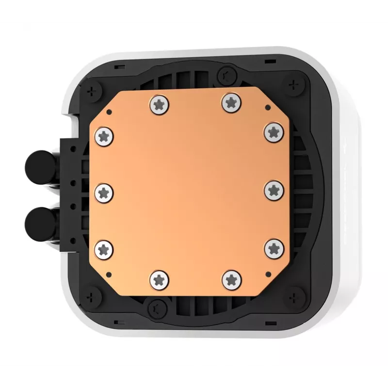 Kvapalinový chladič DeepCool LQ360 White, 360 mm radiátor, RGB ventilátory