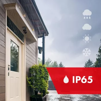 PIR detektor pohybu MACLEAN MCE201 B/B IP65 pasívny infračervený detektor, odolný voči poveternostným vplyvom