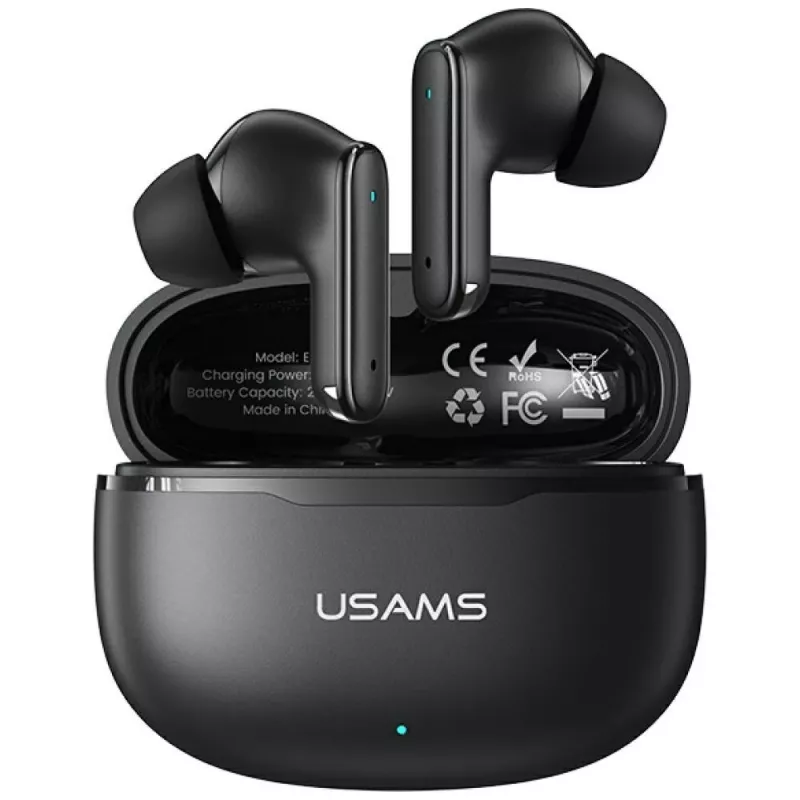 Bluetooth slúchadlá Usams E05 TWS čierna