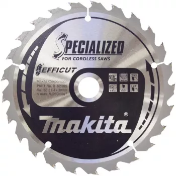 Makita špeciálny EFFICUT - kotúč píly - na drevo - 165 mm - 25 zubov (B-62985)