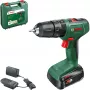 Akumulátorová príklepová vŕtačka EasyImpact 18V-38 (zelená/čierna, lítium-iónová batéria 2,0Ah, kufrík, POWER FOR ALL ALLIANCE)
