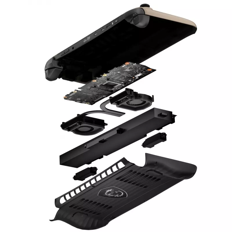 MSI Claw 8 AI+ A2VM-037PL prenosná herná konzola 20,3 cm (8 inch) 1 TB dotyková obrazovka Wi‑Fi béžová