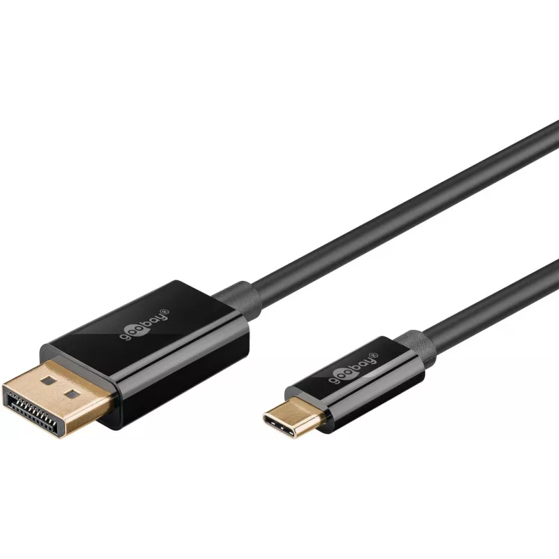 USB-C na DisplayPort kábel GOOBAY 75704, 1 m, až do 4K@60Hz