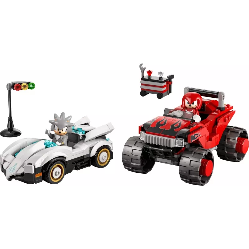 LEGO SONIC THE HEDGEHOG 77118 Silverovo auto proti Knucklesovmu monster trucku
