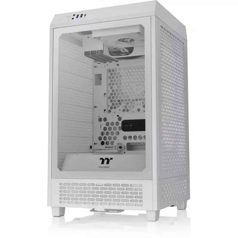Thermaltake The Tower 200 Micro-Tower Mini-ITX skriňa s priehľadným oknom biela