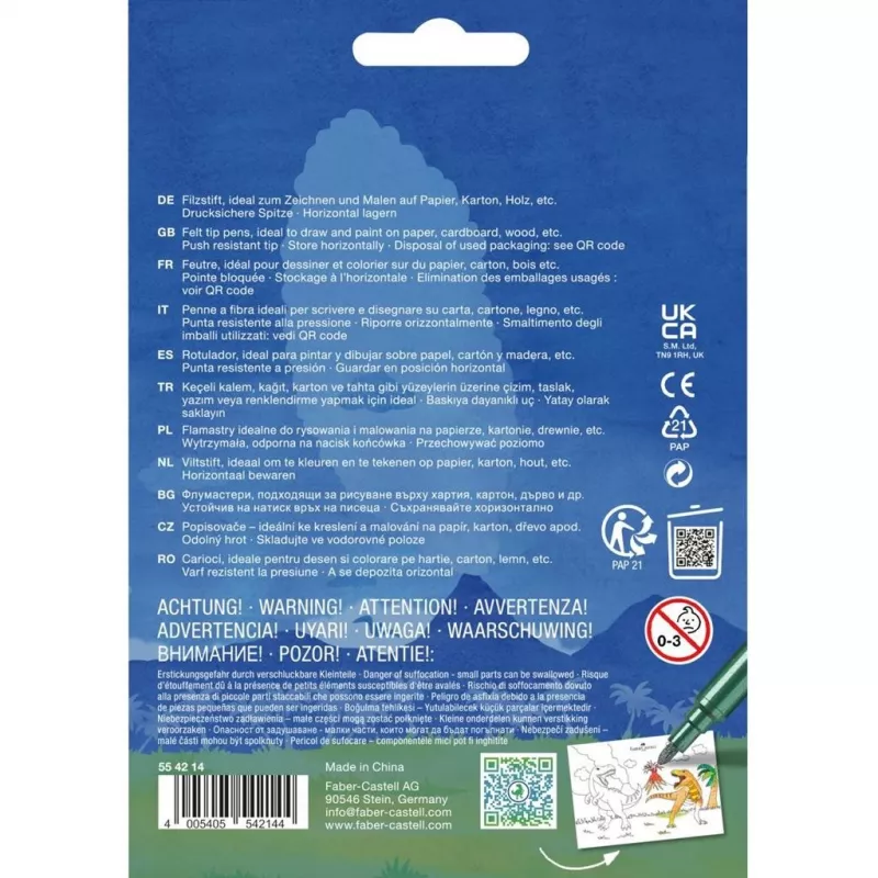 Fixky Faber-Castell 554214 viacfarebné 13 kusov