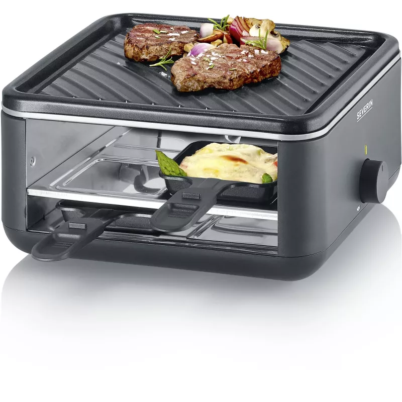Severin RG 2360 raclette gril 4 osoby 800 W čierny
