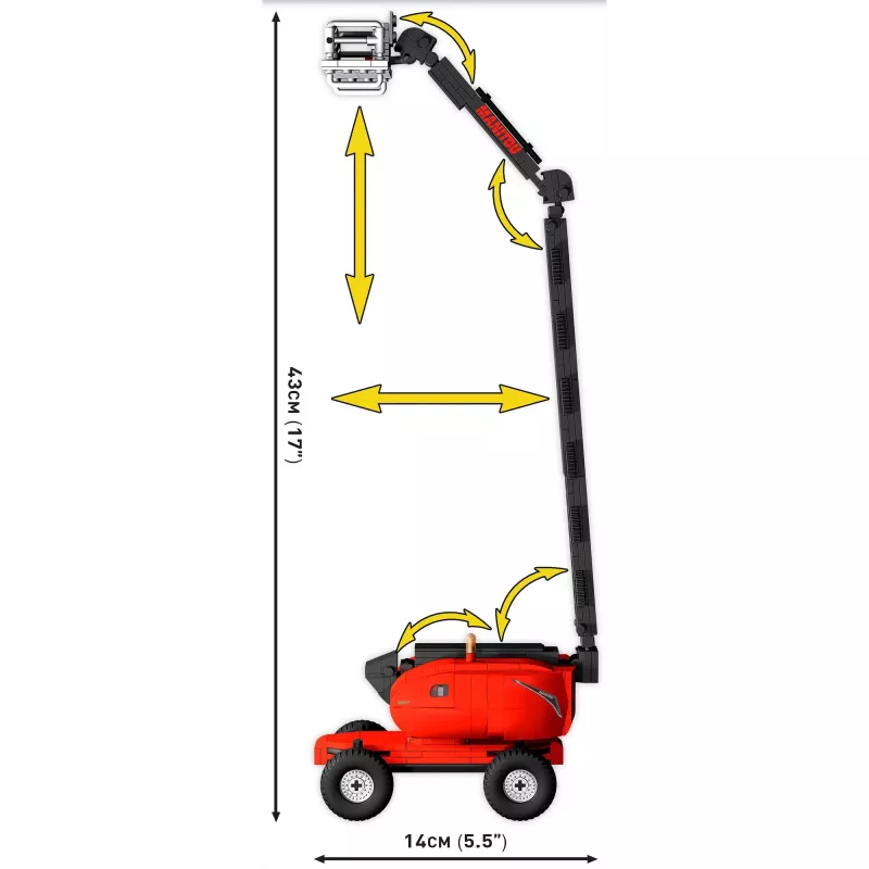COBI Manitou 280 TJ kocky 347 dielov od 6 rokov