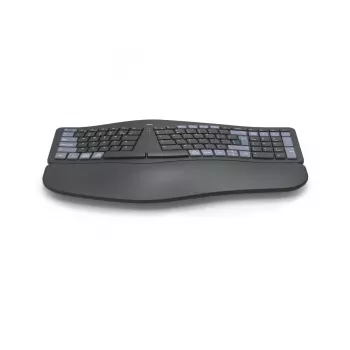 Bezdrôtová ergonomická klávesnica HAMA WK-900 čierna USB, kompaktné rozloženie, bezdrôtové pripojenie