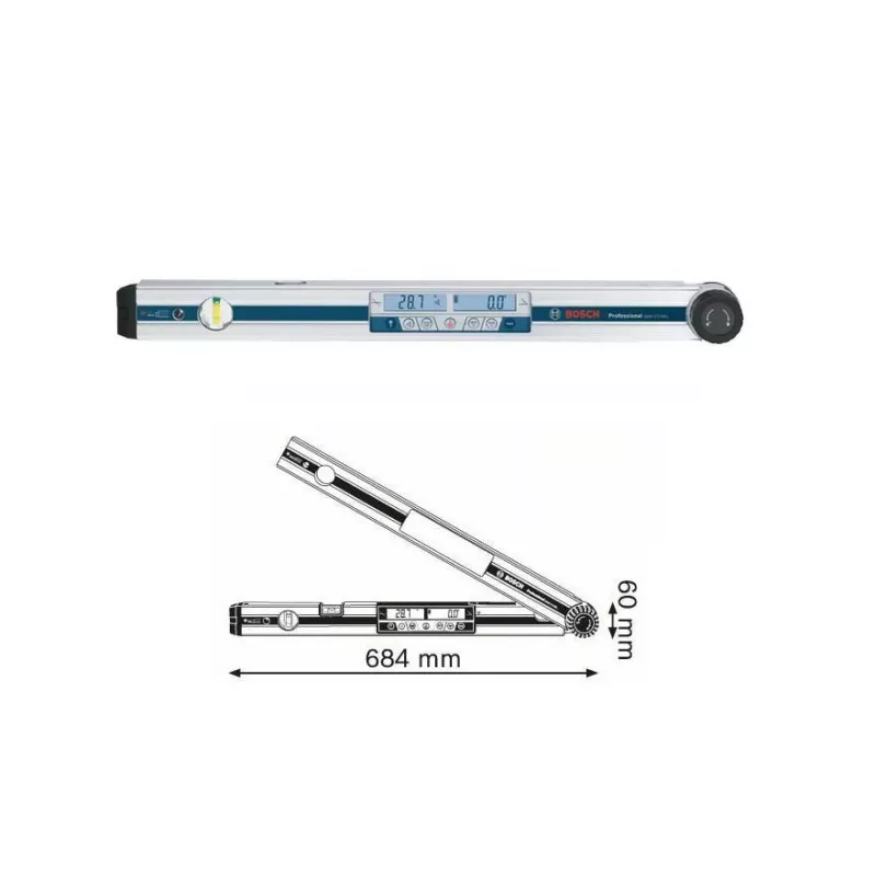 Bosch GAM 270 MFL Professional digitálny uhlomer 0 - 270°