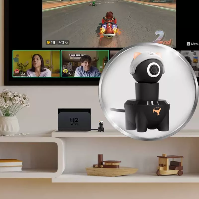 Subsonic Playcam 1080 2in1 HD mini kamera pre Nintendo Switch 2 červená