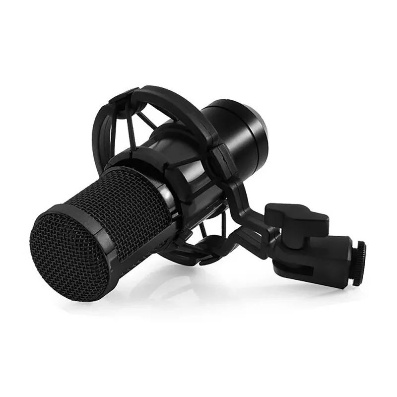 Káblový PC mikrofón MEDIA-TECH MT397K so vstupom XLR, stojan na stôl, 2,4 m kábel, 20–20000 Hz, citlivosť -32 dB