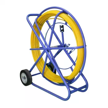 Extralink tyč na ťahanie káblov Pilot 10mm 200m, FRP sklené vlákno, priemer 10mm, dĺžka 200m, žltá