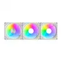 Skriňový ventilátor Darkflash Gauss G24 3-in-1 biely 120 mm — sada s 3, 120 mm