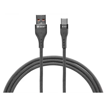 Tracer 47487 USB A - Type C M/M 1m kábel sivý
