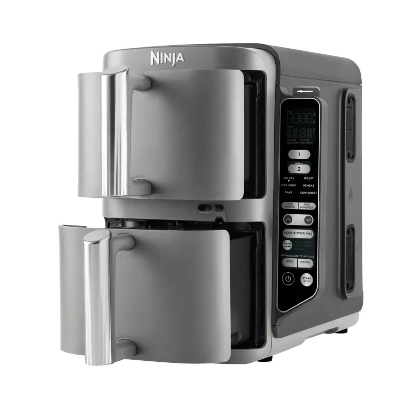 Ninja Double Stack XL teplovzdušná fritéza 2 priehradky s teplotnou sondou SmartCook 9,5 L SL451EU