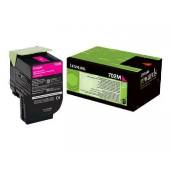 Lexmark 702M - purpurová - originálna - tonerkazeta LCCP, LRP - pre Lexmark CS310dn, CS310n, CS410dn, CS410dtn, CS410n, CS510de, CS510dte (70C20M0)