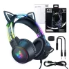 Headset Onikuma X15 PRO herný headset mačka čierny
