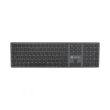 NATEC NKL-1830 klávesnica univerzálna RF Wireless Bluetooth QWERTY španielska čierna sivá
