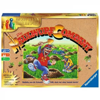 Ravensburger rodinná hra - Die Maulwurf Company (26423)