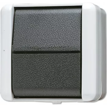 Vypínač Jung 807 W — káblový, termoplastové puzdro, 250 V AC, 10 A