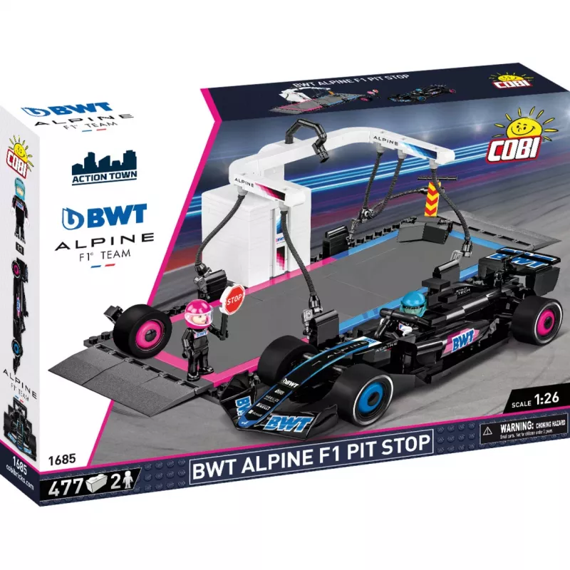 BWT Alpine F1 Boxenstopp, stavebná hračka