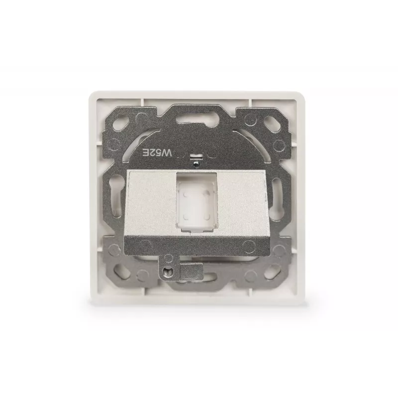 Digitus | nástenná doska pre keystone moduly, nemecký typ, stredná doska 50x50 mm, rám 80x80 mm | DN-93811